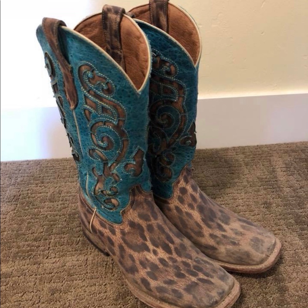 Ferrini Leapard Cowgirl Boots
